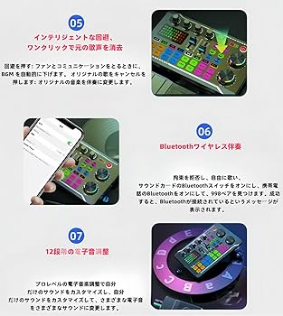 Amazon | DJミキサーエフェクトとボイスチェンジャーを備えた